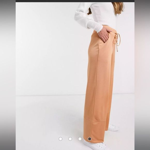 ASOS • Soft Utility Satin Wide Leg Pants - Picture 4 of 14